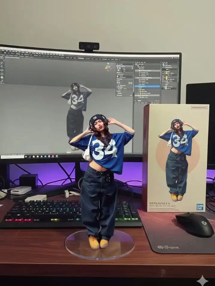 Ai Figure Trend Viral Latest CapCut Template