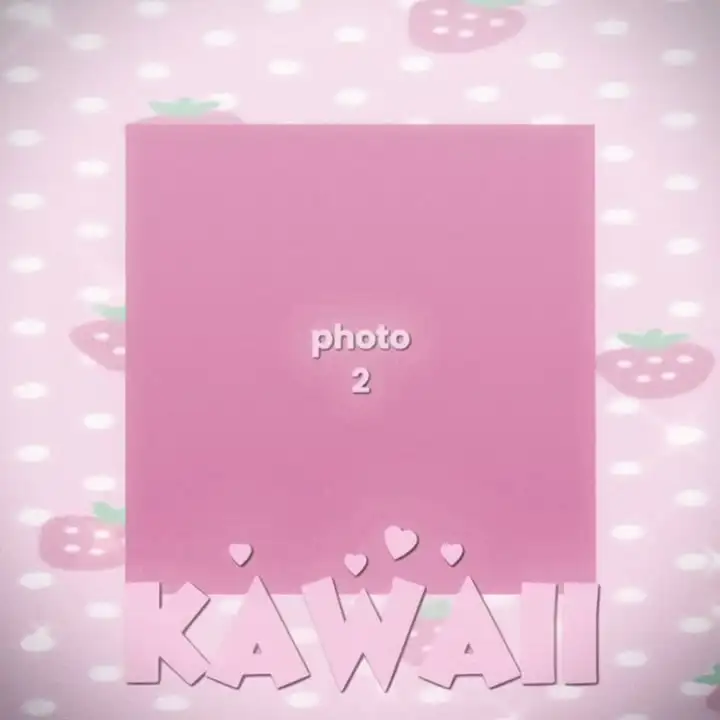 KAWAII Kitty CapCUt Template Link Free