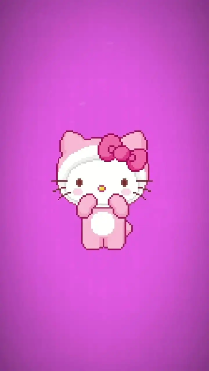 PINK HELLO KITTY Templates Download